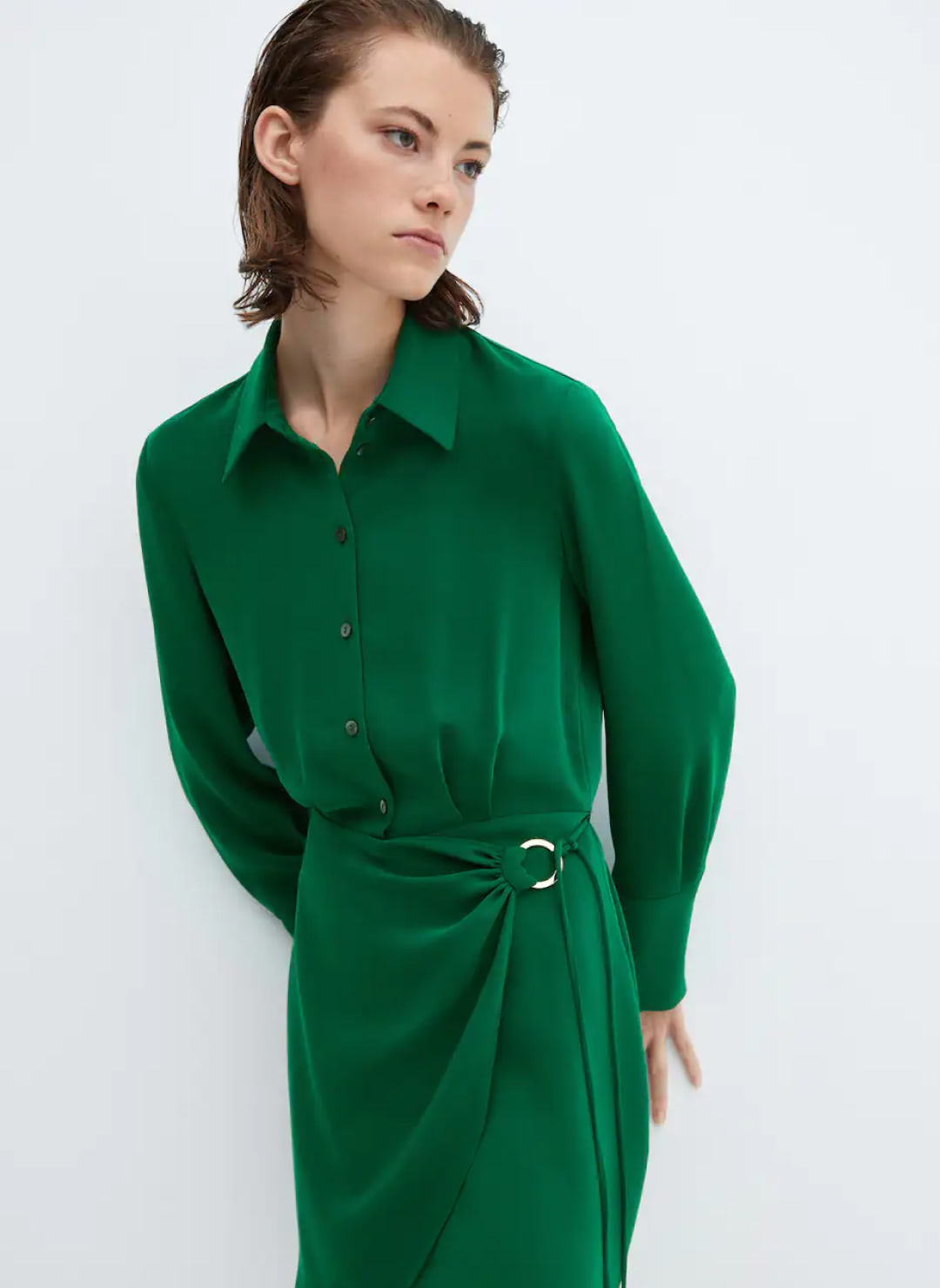 Ring shirt dress